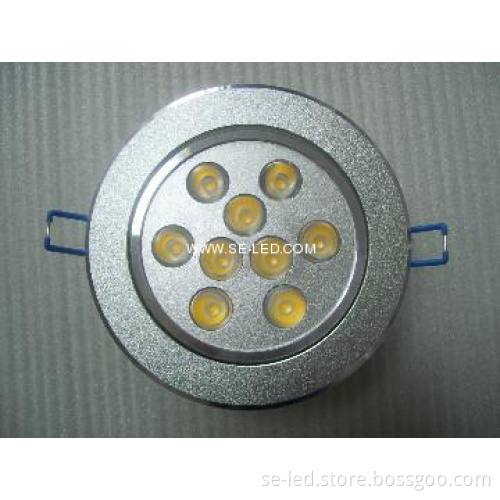 High power9x1w square LED ceiling light